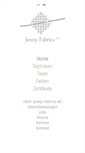 Mobile Screenshot of jenny-fabrics.ch